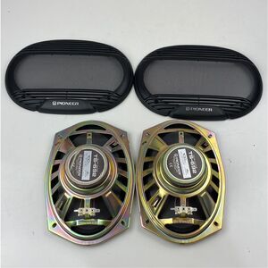 NOS Pioneer Car Stereo Speakers 100 W Max 6x9" Dual Cone TS-692 Set of 2 Mexico